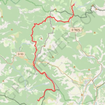Itinéraire Les chemins du soleil, distance, dénivelé, altitude, carte, profil, trace GPS