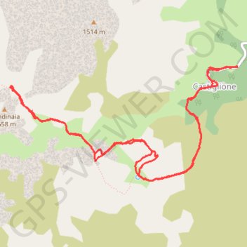 Itinéraire Aiguilles de Popolasca, distance, dénivelé, altitude, carte, profil, trace GPS
