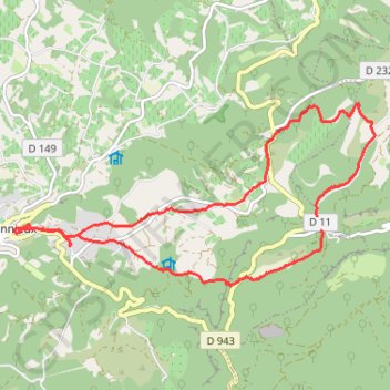 Itinéraire Bonnieux, distance, dénivelé, altitude, carte, profil, trace GPS