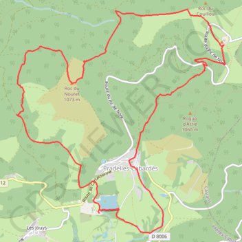 Itinéraire Pic de Nore, distance, dénivelé, altitude, carte, profil, trace GPS
