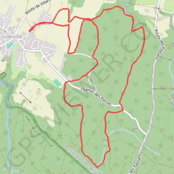 Itinéraire 20230902_143001.gpx, distance, dénivelé, altitude, carte, profil, trace GPS