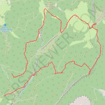 Itinéraire Rando à l'Emeindras et aux Grands Crêts, distance, dénivelé, altitude, carte, profil, trace GPS
