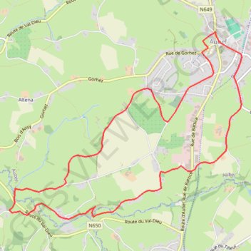 Itinéraire Balade de la Berwinne (Aubel), distance, dénivelé, altitude, carte, profil, trace GPS