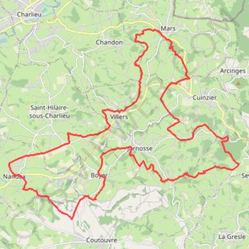 Itinéraire Rando La Fourchemolle - Nandax, distance, dénivelé, altitude, carte, profil, trace GPS