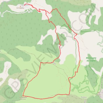 Itinéraire Aucelon, distance, dénivelé, altitude, carte, profil, trace GPS