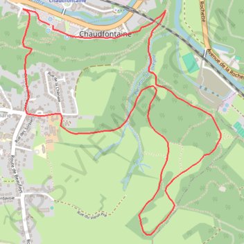Itinéraire Chaudfontaine Randonnée Bois les Dames, distance, dénivelé, altitude, carte, profil, trace GPS