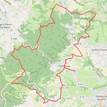 Itinéraire VTT 25 22 février-20501797, distance, dénivelé, altitude, carte, profil, trace GPS