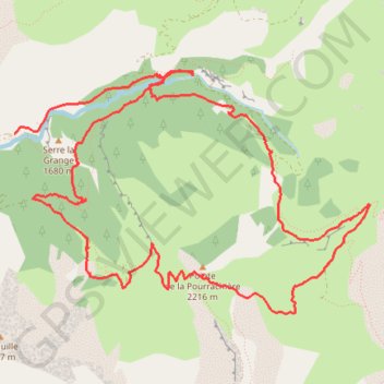 Itinéraire Boucle de la pourrachière, distance, dénivelé, altitude, carte, profil, trace GPS