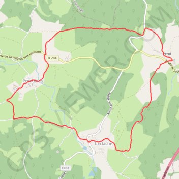 Itinéraire ITI0653-R, distance, dénivelé, altitude, carte, profil, trace GPS