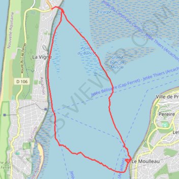 Itinéraire SailFreeGps_2026-05-31_12-39-13, distance, dénivelé, altitude, carte, profil, trace GPS