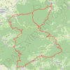 Itinéraire Route from 49.412975N, 17.811929E to Rajnochovice - bus, distance, dénivelé, altitude, carte, profil, trace GPS