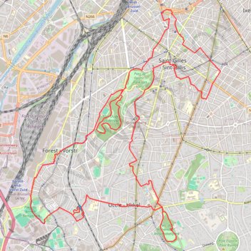 Itinéraire NewTrack, distance, dénivelé, altitude, carte, profil, trace GPS