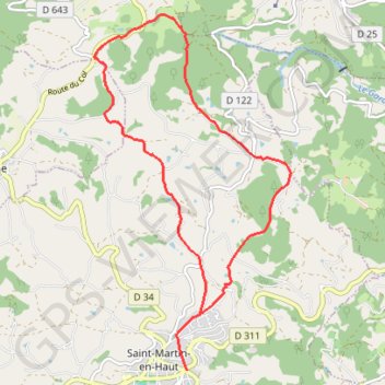 Itinéraire Les Mégalithes, distance, dénivelé, altitude, carte, profil, trace GPS