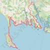 Itinéraire De-Quiberon-a-Auray, distance, dénivelé, altitude, carte, profil, trace GPS