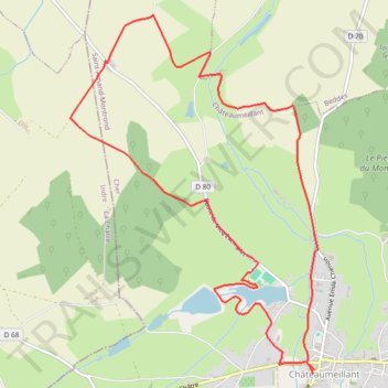 Itinéraire CHATEAUMEILLANT - 11 km-6727739, distance, dénivelé, altitude, carte, profil, trace GPS