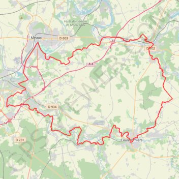 Itinéraire VTT_2morins_v2, distance, dénivelé, altitude, carte, profil, trace GPS