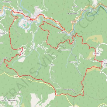 Itinéraire 20260423 Prépa Ossau Le Collet-de-Dèze - Signal de Lichère, distance, dénivelé, altitude, carte, profil, trace GPS