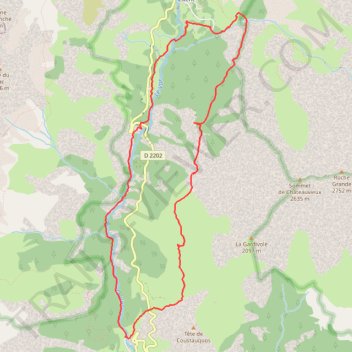 Itinéraire 2025 09 11 - Entraunes Estenc par le bec de la renarde pix, distance, dénivelé, altitude, carte, profil, trace GPS