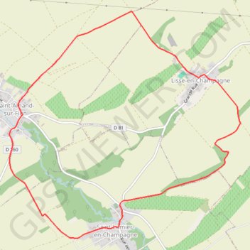 Itinéraire Circuit des éolienness - Saint-Amand-sur-Fion, distance, dénivelé, altitude, carte, profil, trace GPS