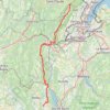 Itinéraire GR9 De Mijoux (Ain) à Yenne (Savoie) (2020), distance, dénivelé, altitude, carte, profil, trace GPS