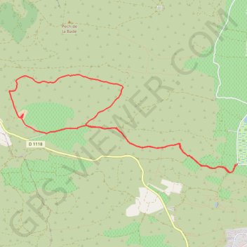 Itinéraire L'Oustalet, distance, dénivelé, altitude, carte, profil, trace GPS