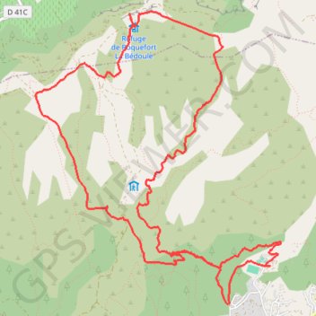 Itinéraire CEYRESTE tout seul, distance, dénivelé, altitude, carte, profil, trace GPS