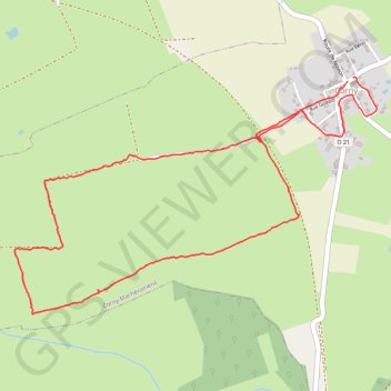 Itinéraire Marais de Corny - Ardennes, distance, dénivelé, altitude, carte, profil, trace GPS