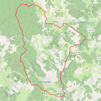 Itinéraire Vallée de l'Ance, distance, dénivelé, altitude, carte, profil, trace GPS