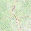 Itinéraire La Véloire - de Charlieu à Montrond-les-Bains, distance, dénivelé, altitude, carte, profil, trace GPS