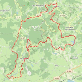 Itinéraire La Galipotte, distance, dénivelé, altitude, carte, profil, trace GPS