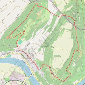 Itinéraire Circuit du Stromberg - Contz-les-Bains, distance, dénivelé, altitude, carte, profil, trace GPS