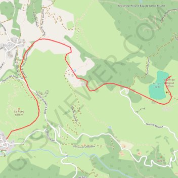 Itinéraire enduro accous, distance, dénivelé, altitude, carte, profil, trace GPS