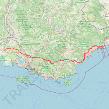 Itinéraire GR 653A - Via Aurelia 03-2026, distance, dénivelé, altitude, carte, profil, trace GPS
