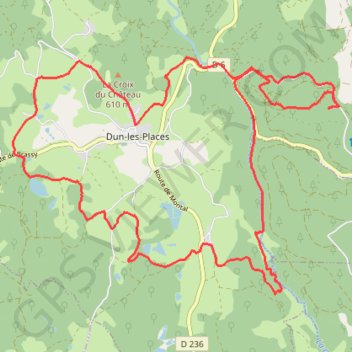 Itinéraire Boucle autour du Breuil, distance, dénivelé, altitude, carte, profil, trace GPS