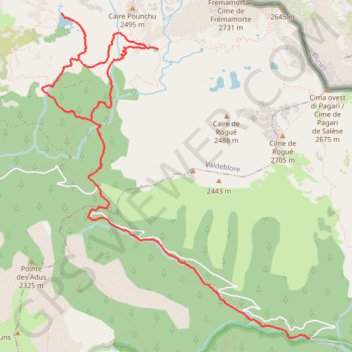 Itinéraire repérage - camp Soubran lac Graveirette, distance, dénivelé, altitude, carte, profil, trace GPS