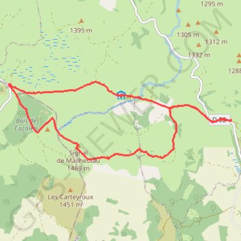 Itinéraire track, distance, dénivelé, altitude, carte, profil, trace GPS
