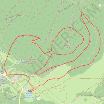 Itinéraire Tour des Immerlins, distance, dénivelé, altitude, carte, profil, trace GPS
