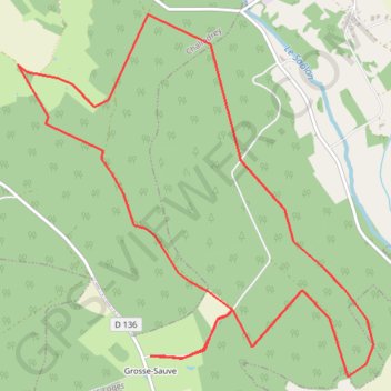 Itinéraire Chalindrey ferme de la grosse sauve, distance, dénivelé, altitude, carte, profil, trace GPS