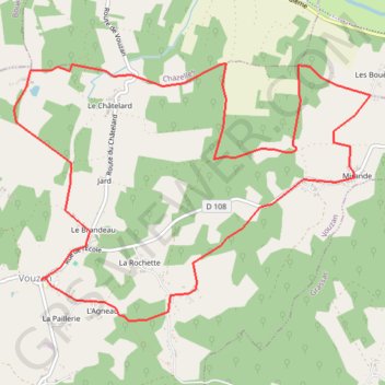 Itinéraire 16-420, distance, dénivelé, altitude, carte, profil, trace GPS