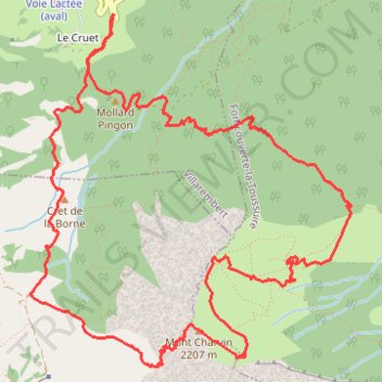 Itinéraire track, distance, dénivelé, altitude, carte, profil, trace GPS