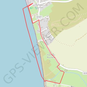 Itinéraire Parcours Marche (-), distance, dénivelé, altitude, carte, profil, trace GPS