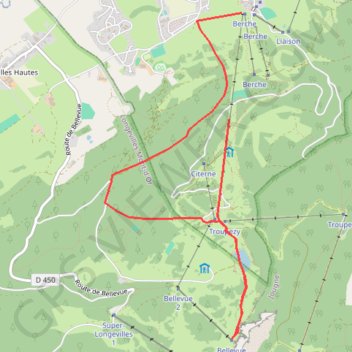Itinéraire Le Morond, distance, dénivelé, altitude, carte, profil, trace GPS