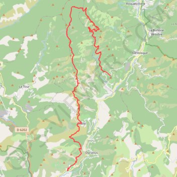Itinéraire Pelasque - Pont du cros, distance, dénivelé, altitude, carte, profil, trace GPS