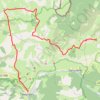 Itinéraire L'Hom Meyrueis par Hures, distance, dénivelé, altitude, carte, profil, trace GPS