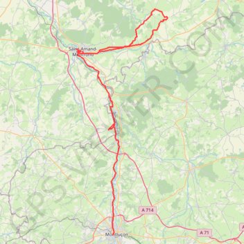 Itinéraire Berry2, distance, dénivelé, altitude, carte, profil, trace GPS