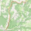 Itinéraire VdT 05 : La Malène - Le Rozier, distance, dénivelé, altitude, carte, profil, trace GPS