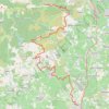 Itinéraire V2 - Mourèze (les hauts de Mourèze) -Pézenas, distance, dénivelé, altitude, carte, profil, trace GPS