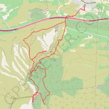 Itinéraire 2017-07-16 10:58 +02:00, distance, dénivelé, altitude, carte, profil, trace GPS