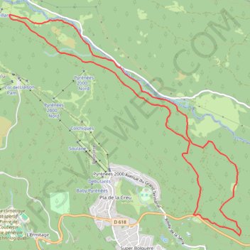 Itinéraire VTT 30 Vallee de la Tet, distance, dénivelé, altitude, carte, profil, trace GPS