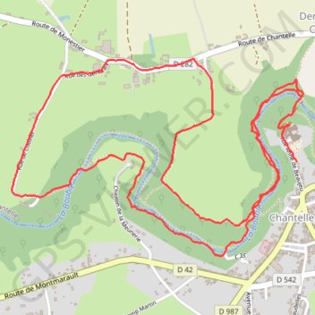 Itinéraire Gorges de la Bouble, distance, dénivelé, altitude, carte, profil, trace GPS